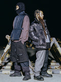 Ajo  Skull Puffer Jacket [BLACK]