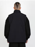 Ajo  Strap Fake Fur Vest [BLACK]