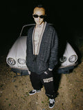 Ajo Tweed Cardigan [BLACK]
