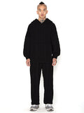 Ajo Twisted Cable Knit Hoodie [BLACK]