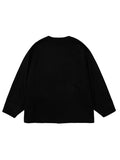 Ajo   Batwing No Collar Wool Blazer [BLACK]