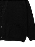Ajo Clam Patterned Mohair Cardigan [BLACK]