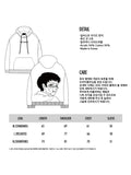 Ajo Crying Boy Cotton Knit Hoodie [BLACK]