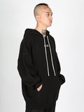 Ajo Crying Boy Cotton Knit Hoodie [BLACK]