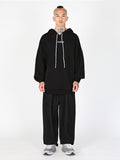 Ajo Crying Boy Cotton Knit Hoodie [BLACK]