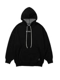 Ajo Crying Boy Cotton Knit Hoodie [BLACK]