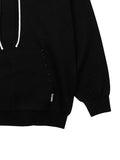 Ajo Crying Boy Cotton Knit Hoodie [BLACK]