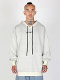 Ajo Crying Boy Cotton Knit Hoodie [IVORY]