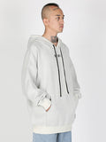 Ajo Crying Boy Cotton Knit Hoodie [IVORY]