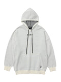 Ajo Crying Boy Cotton Knit Hoodie [IVORY]