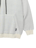 Ajo Crying Boy Cotton Knit Hoodie [IVORY]