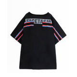 Facetasm Ribbed Oversize T-shirt Black