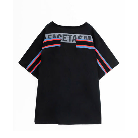 Facetasm Ribbed Oversize T-shirt Black