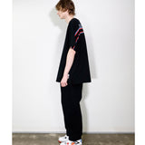 Facetasm Ribbed Oversize T-shirt Black