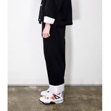 Facetasm Baggy Turn-up Pants Black