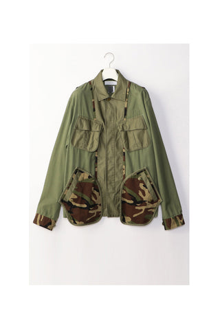 Facetasm Camoflage Denim Jacket