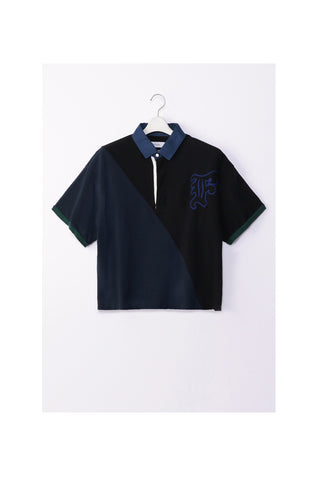 Facetasm F-collared Cropped T-shirt