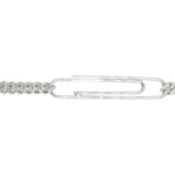 Gogo Philip Paper Clip Bracelet Silver