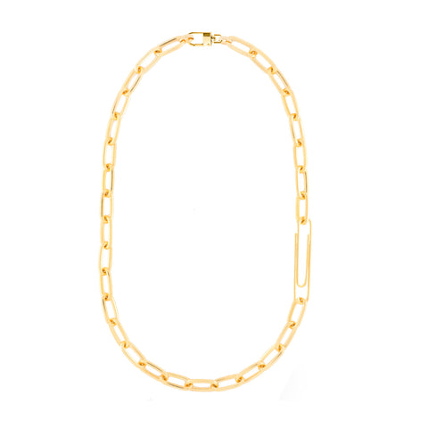 Gogo Philip Harlem Clip Necklace Gold