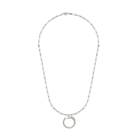 Gogo Philip Karabiner Necklace Silver