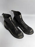 Guidi PL1 RU Coated Front Zip Boots Men