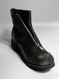 Guidi PL1 RU Coated Front Zip Boots Men