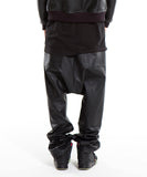 Hupot Zipper Drop Crotch Pants