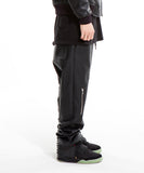 Hupot Zipper Drop Crotch Pants