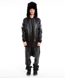 Hupot Zipper Drop Crotch Pants