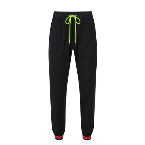 Iceberg jogging pants with logo and ankle stripes