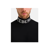 Iceberg polo neck sweater with white logo