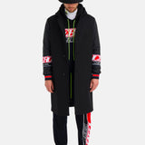 Iceberg hooded sweater with red stripe and contrast double logos