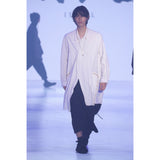 Ilmol Asymmetric Long Shirt Jacket White