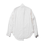 Julius Asymmetric Shirt White