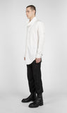 Julius Asymmetric Shirt White
