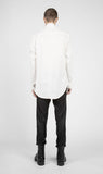 Julius Asymmetric Shirt White