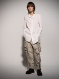Julius Asymmetric Shirt White