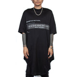 NILøS Fear Is Your Enemy Oversize T-shirt Black