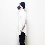 Julius Asymmetric Shirt White