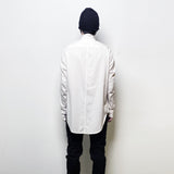 Julius Asymmetric Shirt White