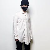 Julius Asymmetric Shirt White