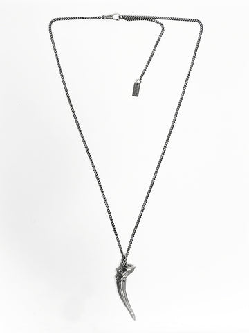 Julius Erebus Brass Necklace Silver