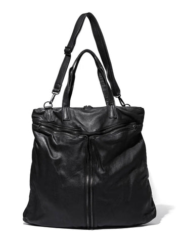 Julius Black Lambskin Leather Shoulder Bag Ver 1