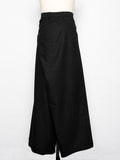Julius Erebus Black Covered Baggy Trousers