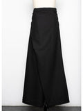 Julius Erebus Black Covered Baggy Trousers