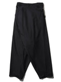 Julius Erebus Black Covered Baggy Trousers