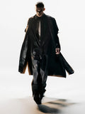 Julius Gallu Stand Collar Long Shirt