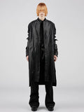 Julius Gallu Stand Collar Long Shirt