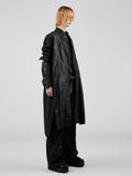 Julius Gallu Stand Collar Long Shirt