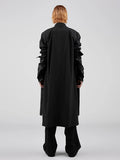 Julius Gallu Stand Collar Long Shirt